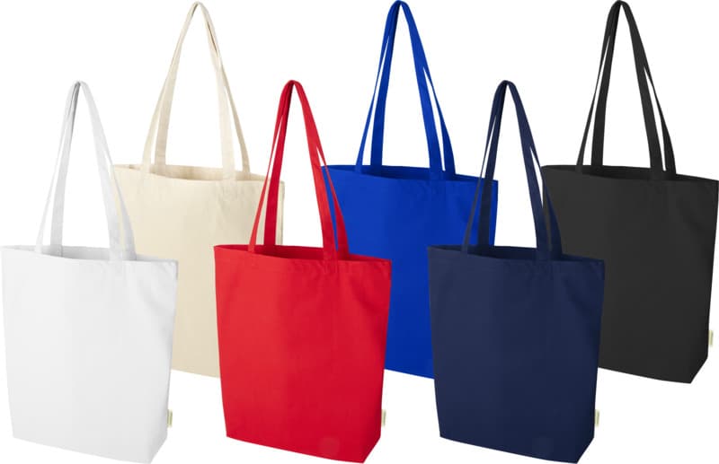 Odisha 180 g/m² OCS organic wide bottom tote bag 11L  5