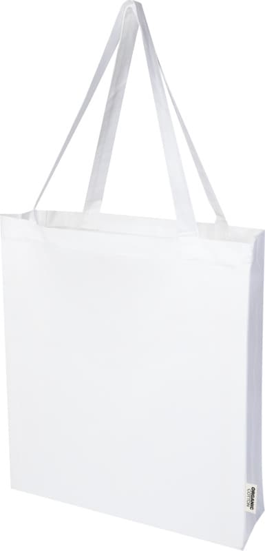 Odisha 180 g/m² OCS organic full gusset tote bag 14L 