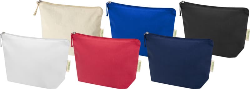 Odisha 180 g/m² OCS organic toiletry bag 1L  5