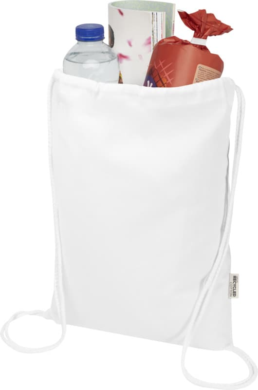 Peru Blend 180 g/m² GRS recycled drawstring bag 5L 3