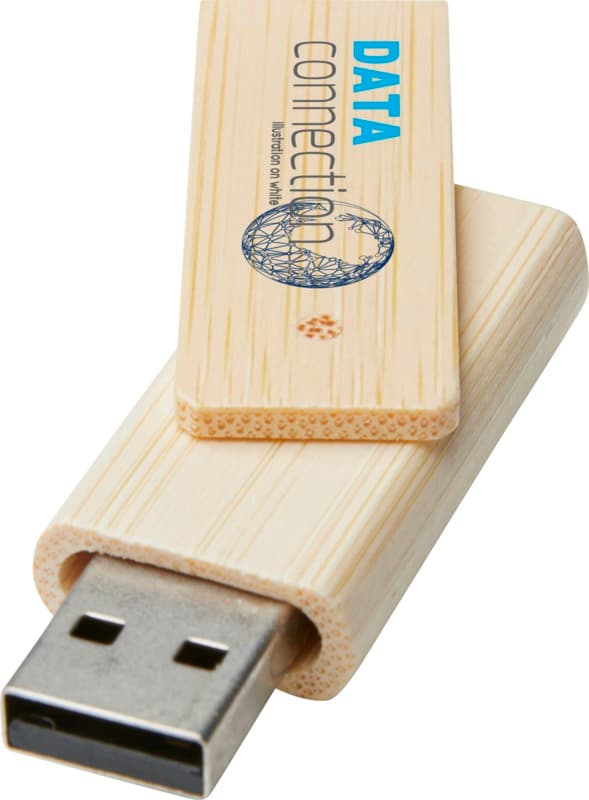 Rotate 8GB bamboo USB flash drive 3
