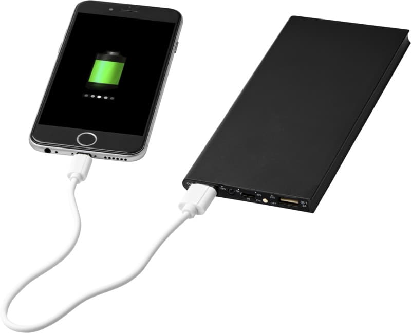Plate 8000 mAh aluminium power bank 4