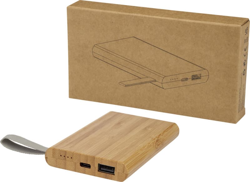 Tulda 5000 mAh bamboo power bank 4