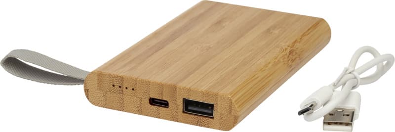 Tulda 5000 mAh bamboo power bank 5