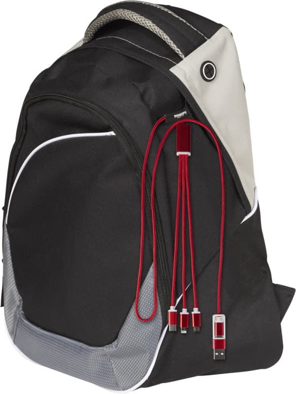 Versatile 5-1 recycled aluminium charging cable 4