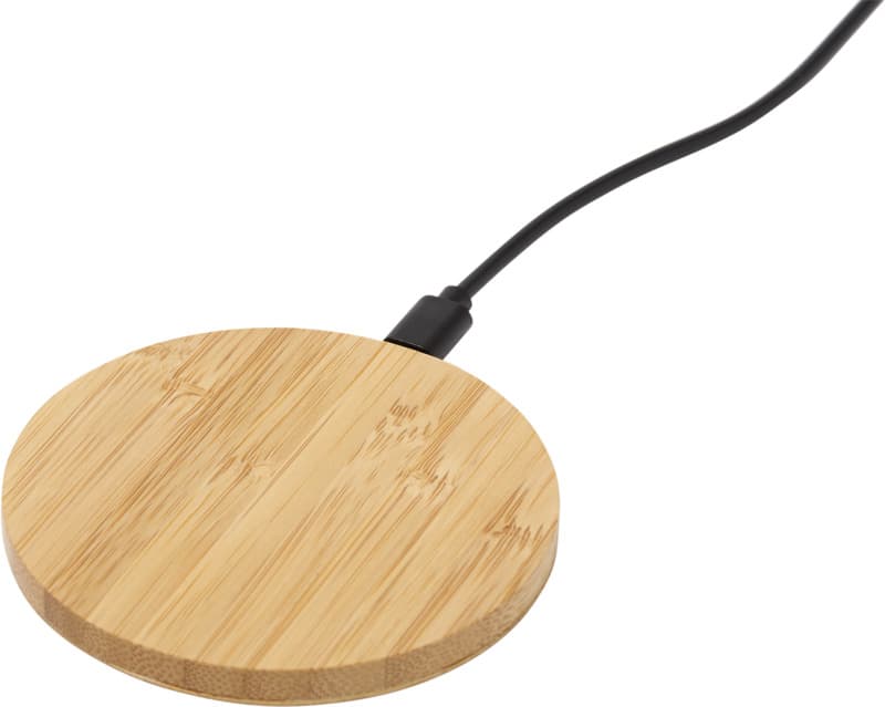 Essence 15W bamboo wireless charging pad 5