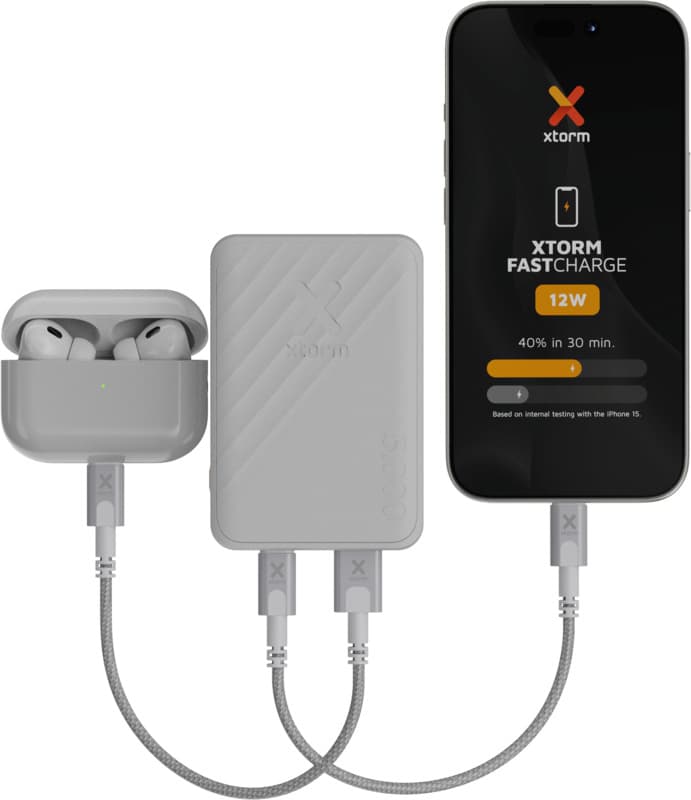 Xtorm XG205 Go2 12W 5.000 mAh fast charge power bank  4