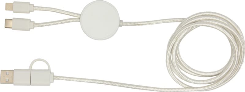 Citala 5-in-1 recycled plastic 150 cm data sync and 27W fast charge cable 3