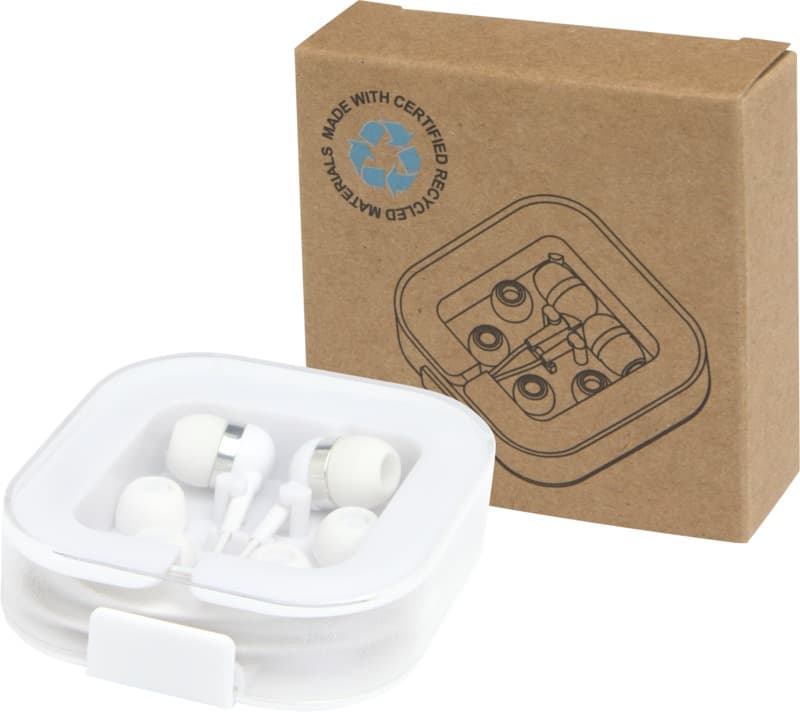 Baekdu wired Type-C earbuds with recycled plastic storage box