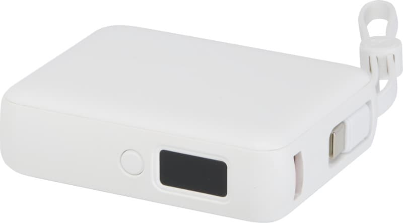 Acrux 10.000 mAh 35W tablet power bank with built in Type-C cable - made from recycled plastic 4