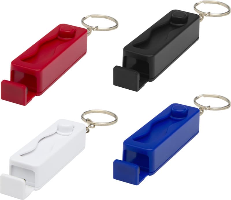 Aggia recycled plastic phone stand with fidget toy 5