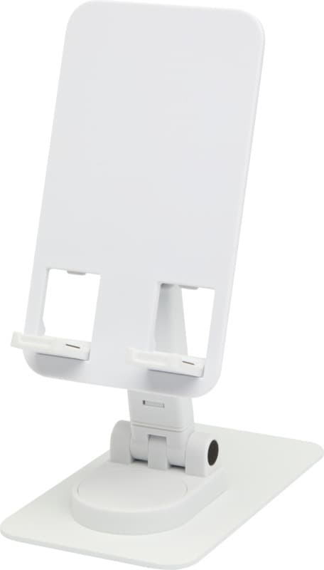 Alhena recycled plastic foldeable phone holder with metal desk stand 3