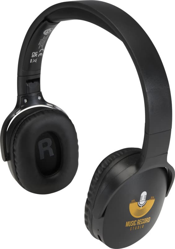 Ancha recycled plastic over-ear wireless Bluetooth headset 5