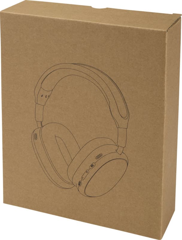 Alzir recycled plastic over-ear wireless Bluetooth headset 5