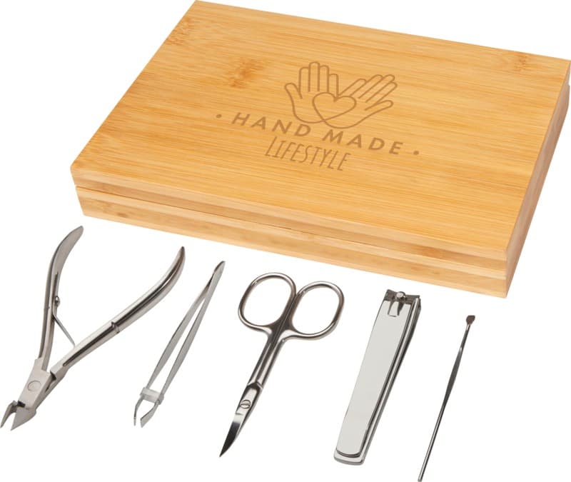 Ladia 5-piece bamboo manicure set 5