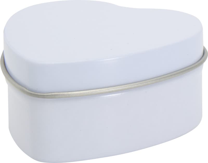Blissful heart-shaped tin candle with vanilla aroma 3