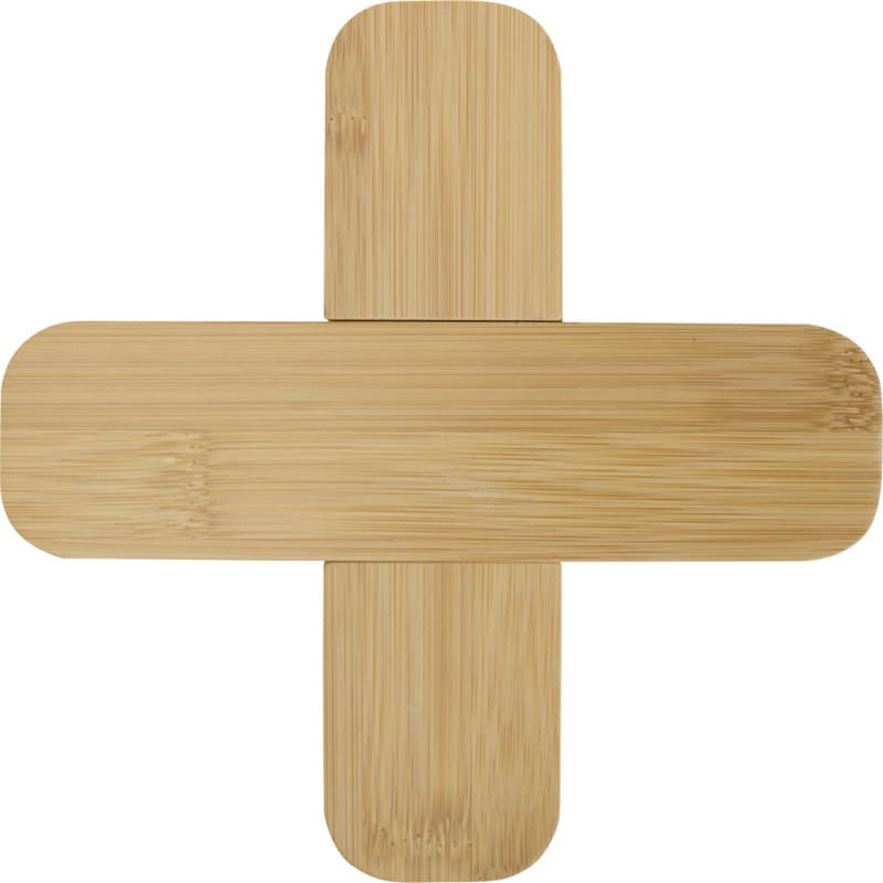 Croc bamboo trivet - large 2