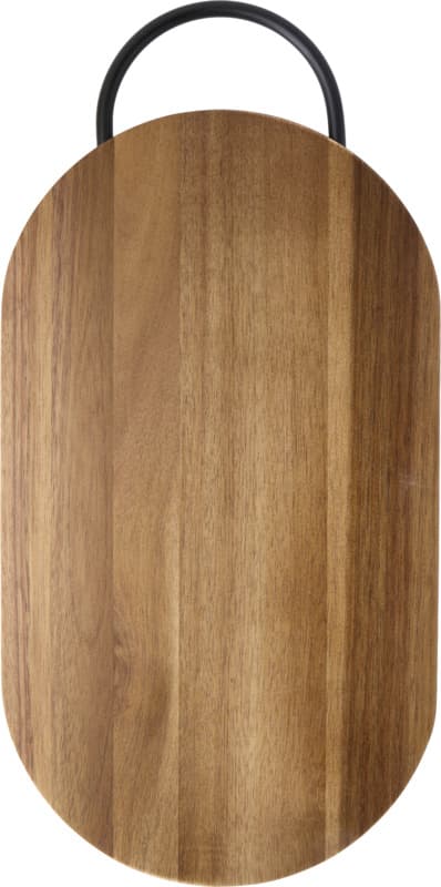 Prestige acacia wood chopping board with bread knife 3