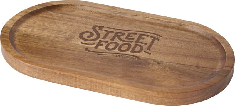 Edge acacia wood serving tray 5