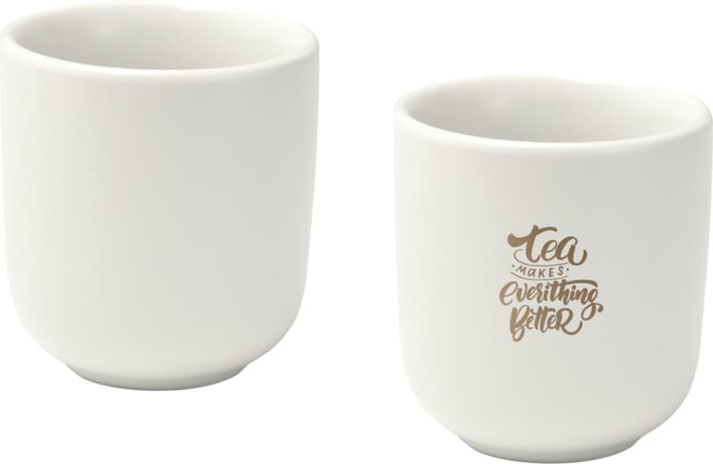 Male 90 ml ceramic espresso cups with matt finish - set of 2 4