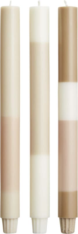 Originalhome layered limestone candles - set of 3 2