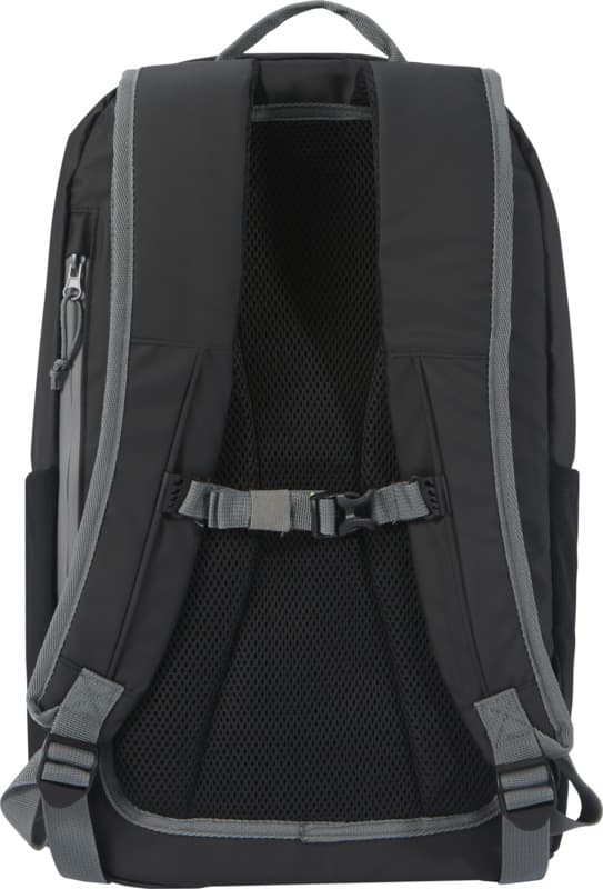 Aqua 15" GRS recycled water resistant laptop backpack 21L 3
