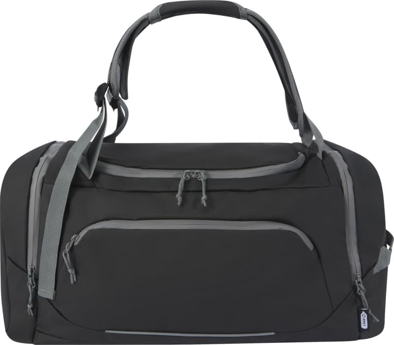 Aqua GRS recycled water resistant duffel backpack 35L 2