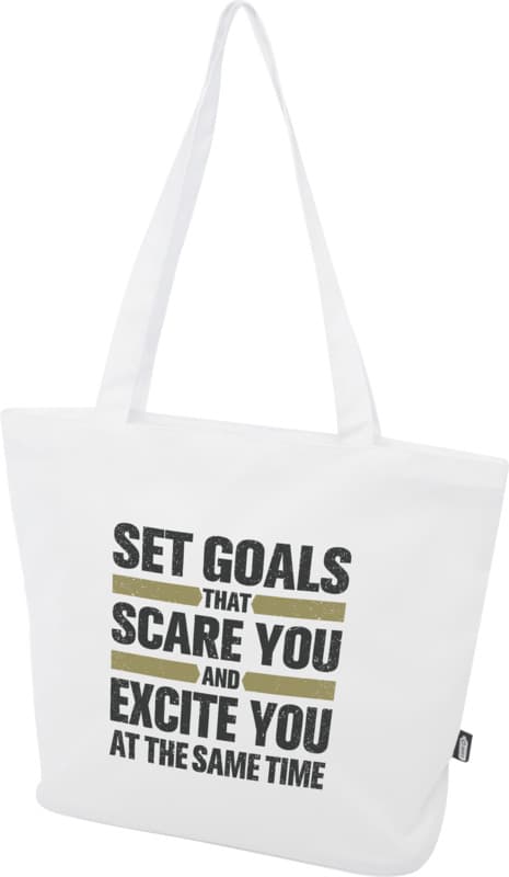 Panama GRS recycled zippered tote bag 20L 5