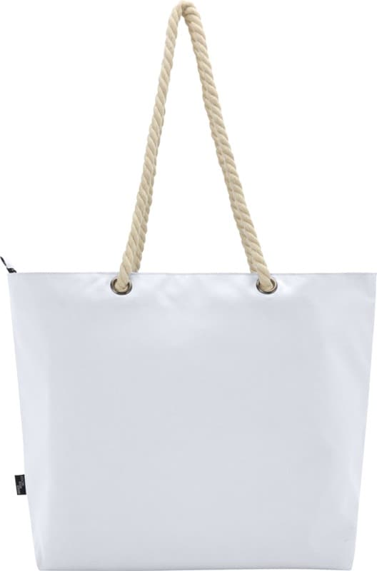 Panama GRS recycled beach cooler tote bag with cord handles 23L 3