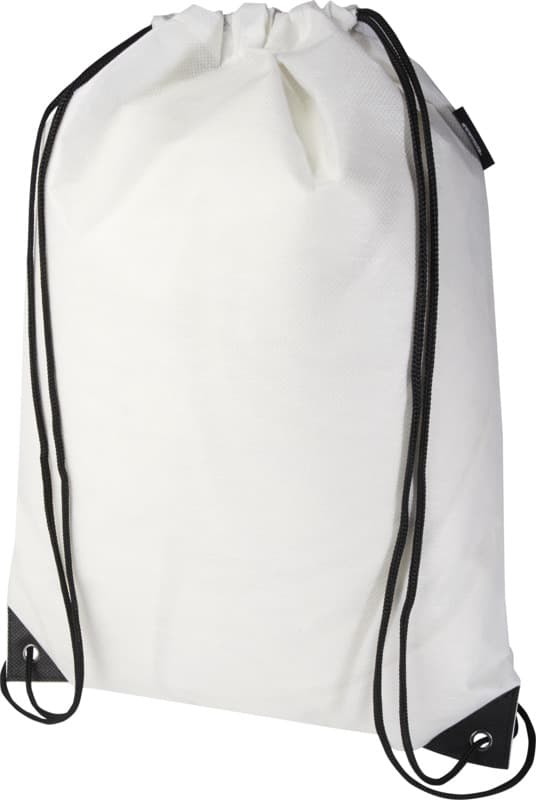 Evergreen GRS recycled non-woven drawstring bag 5L
