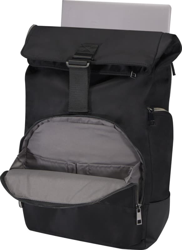 Rhine 15” GRS recycled rolltop backpack 18L 5
