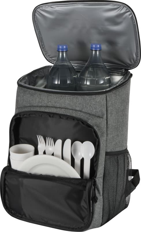 Tundra GRS recycled picnic cooler backpack with cutlery set 20L 5