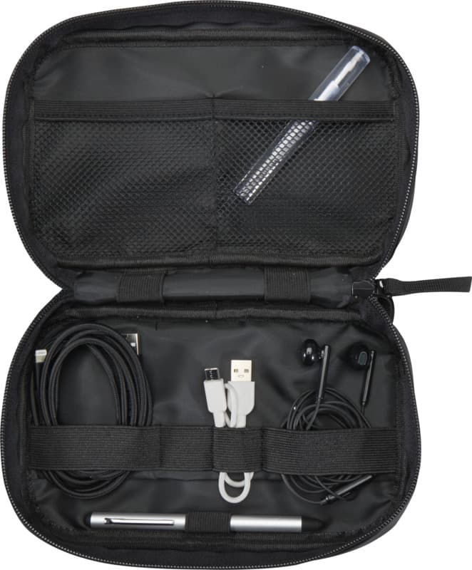 Resi Plus GRS recycled tech pouch 1L 4