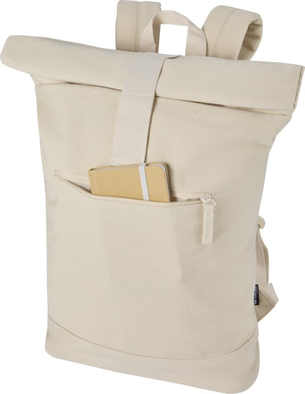 Recanvas 14” GRS recycled rolltop backpack 16L 4