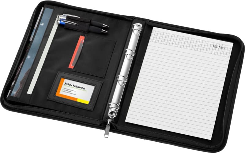 Stanford deluxe A4 zippered portfolio 4
