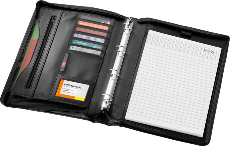 Ebony A4 briefcase portfolio 4