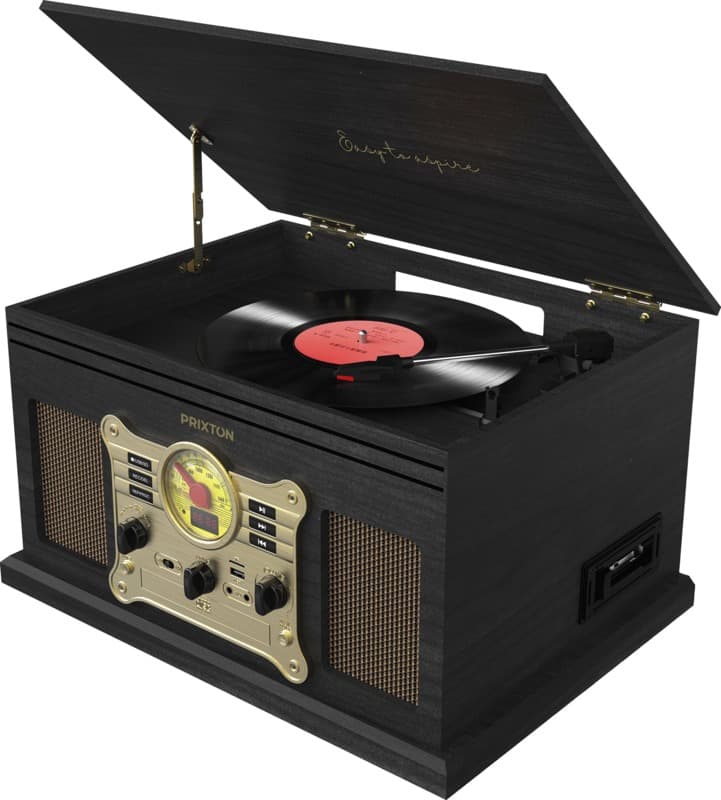 Prixton Century vinyl turntable and music player 3