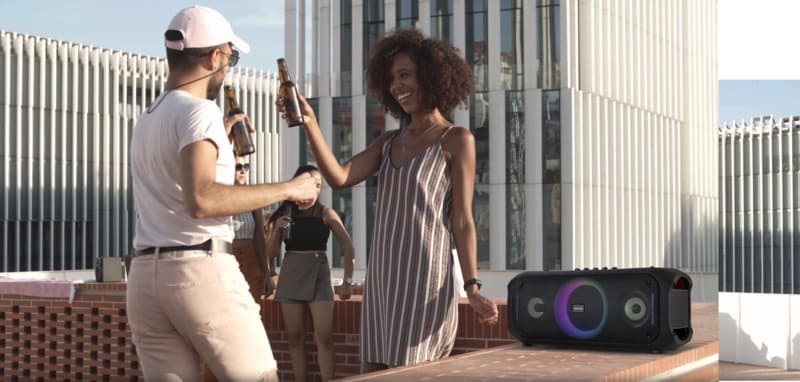 Prixton Jaia Max 75W karaoke Bluetooth® speaker 5