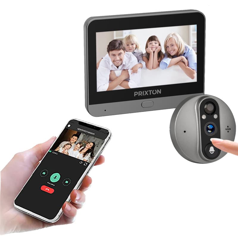 Prixton DV50 smart wifi door guard viewer 2