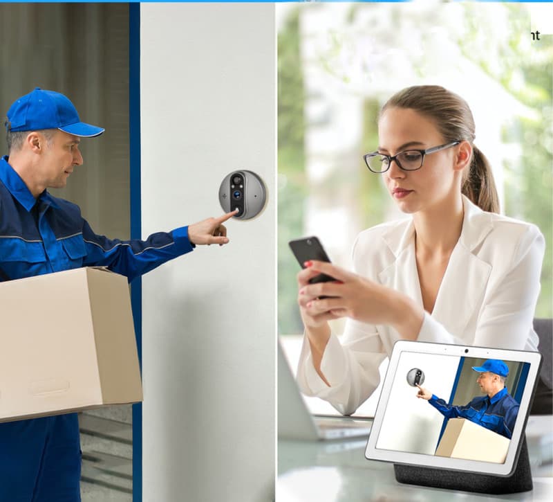 Prixton DV50 smart wifi door guard viewer 4