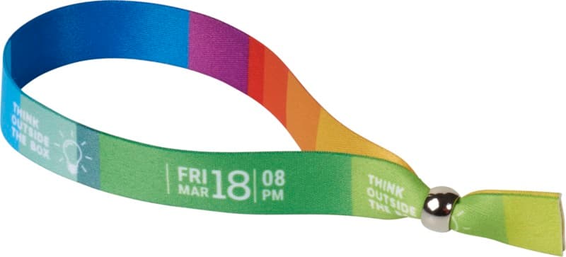 Evi sublimation festival bracelet metal