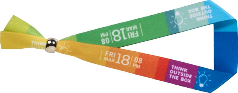 Evi sublimation festival bracelet metal 2