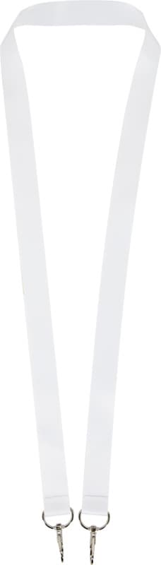 Leia sublimation RPET lanyard with 2 hooks 2
