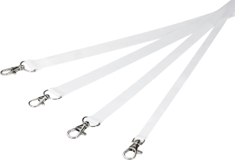 Leia sublimation RPET lanyard with 2 hooks 5