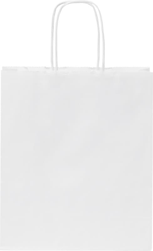 Kraft 80 g/m2 paper bag with twisted handles - 18 x 8 x 21 cm 3