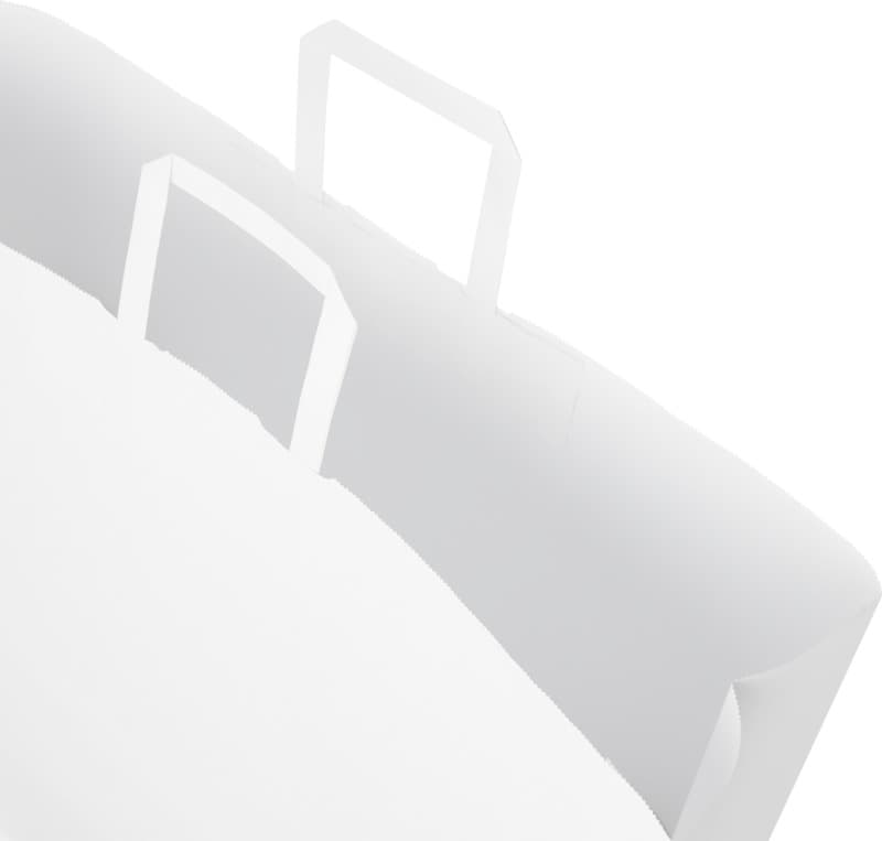 Kraft 90-100 g/m2 paper bag with flat handles - 49.5 x 14 x 44 cm 4