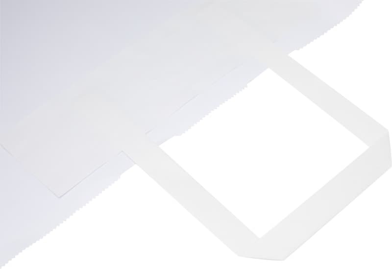 Kraft 90-100 g/m2 paper bag with flat handles - 49.5 x 14 x 44 cm 5