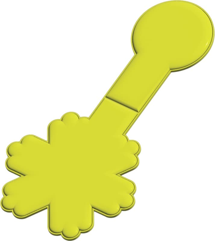 RFX™ M-10 snowflake reflective PVC magnet  5