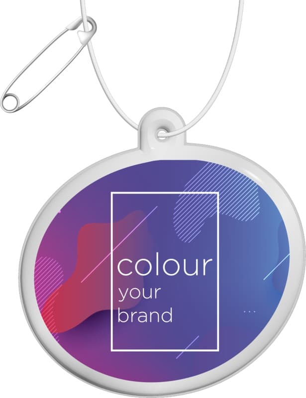 RFX™ H-09 oval reflective PVC hanger 4