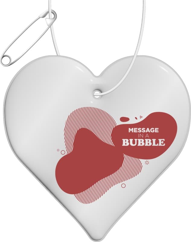 RFX™ H-09 heart reflective TPU hanger 4